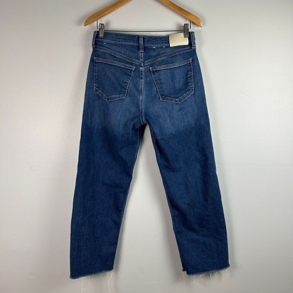 Citizens Of Humanity Palma Straight Raw Hem Jean in Ambry - Picture 4 of 10